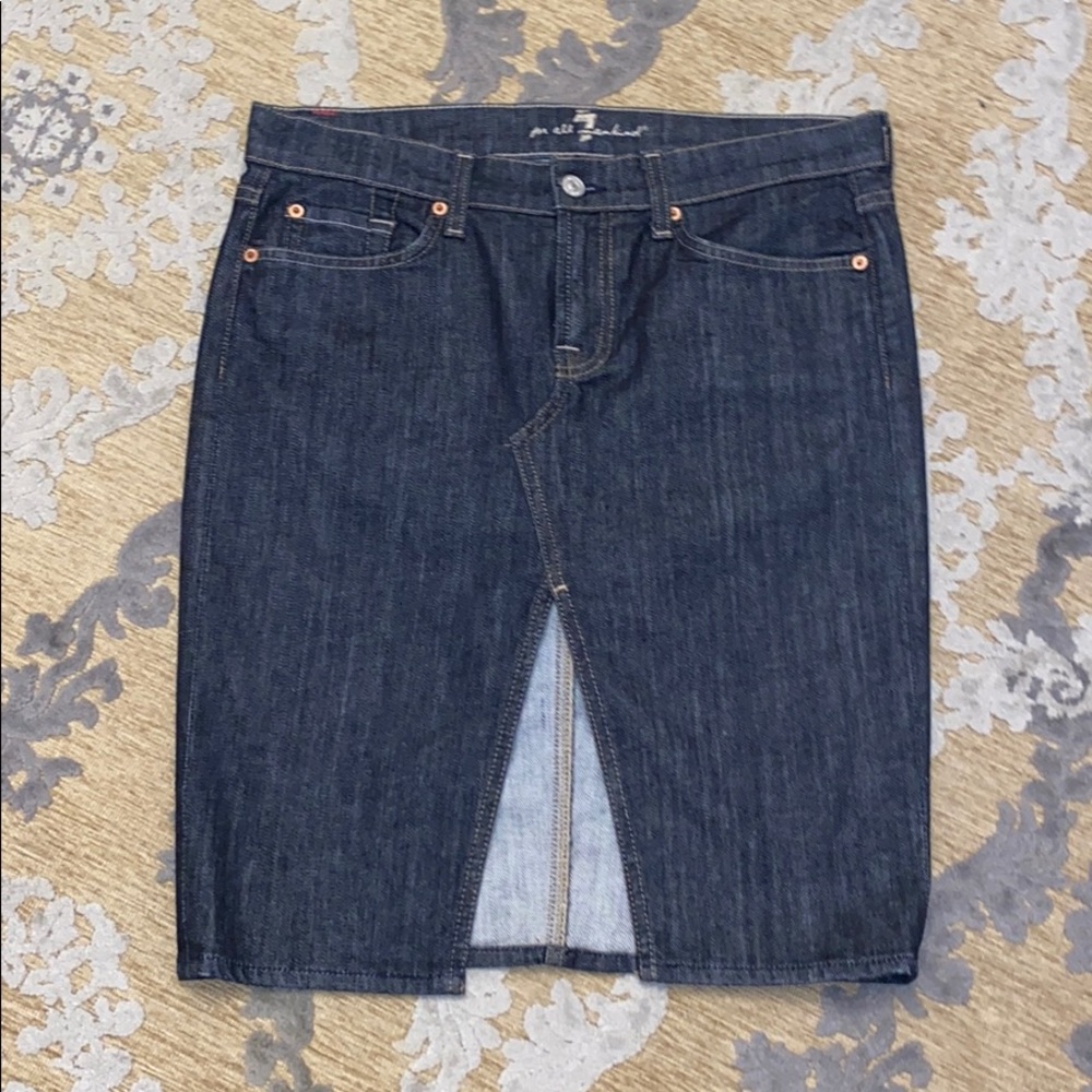 7 for All Mankind Roxy Jean Skirt
